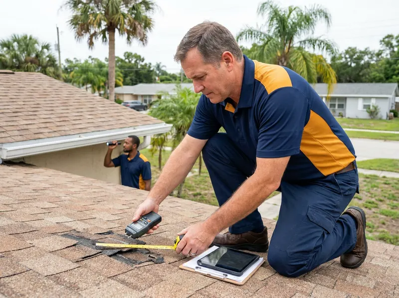 Roof Damage Claims in St. Petersburg, FL